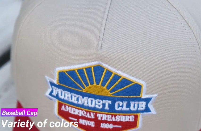 Chapeaux de baseball de sport à deux tontes, logo de broderie personnalisé avec 5 panneaux ajustables