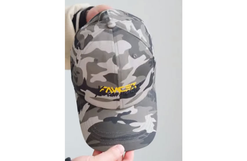 Casquette de baseball personnalisée Camouflage imprimé 100% coton