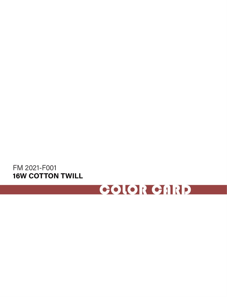 FM2021-F001 16W coton Twin