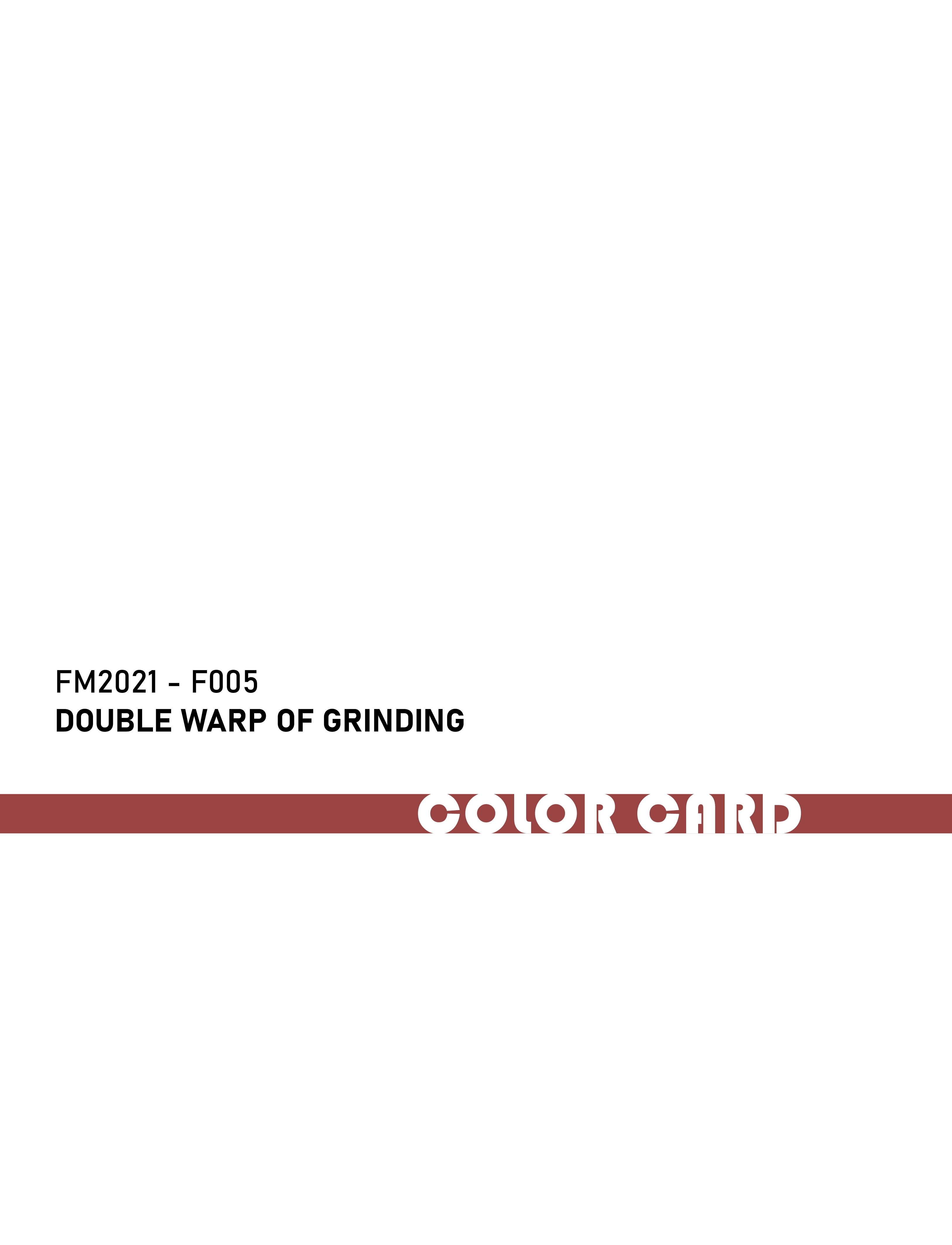 FM2021-F005 double enveloppe de meulage